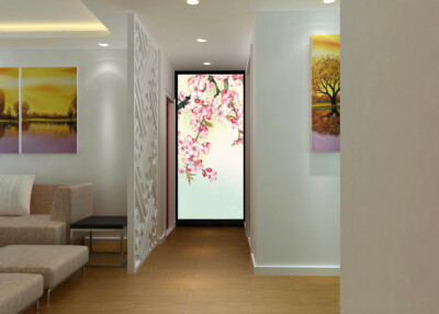 3D Peach Branch 39545NA Wallpaper Wall Murals Removable Wallpaper Fay