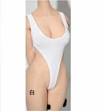 1/6 Female White Swimwear Clothes Fit 12'' Phicen JO UD Action Figure Body Toy