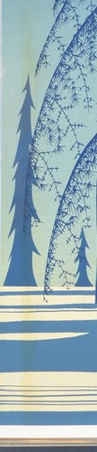 Eyvind Earle WINTER Hand signed Forest Nature Serigraph Magic Realism framed - 第 8/8 張圖片
