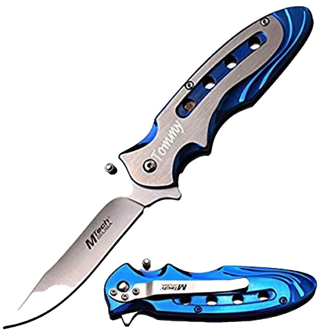 Navaja mango de acero inoxidable cuchillos plegables de colección