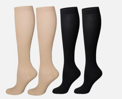 2 Wunder/Flug Reise Kompressionsstrümpfe Unisex Anti Schwellungen Müdigkeit DVTSupport