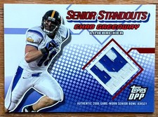 2006 Topps DPP Chad Greenway Rookie Jersey Patch Iowa Hawkeyes / Vikings