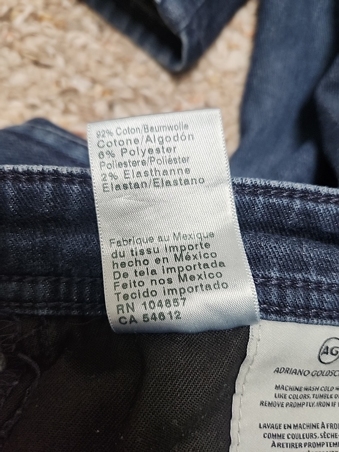 AG Adriano Goldschmied Jeans Mens 34x32 Blue Tellis Modern Slim Denim  thumbnail 7