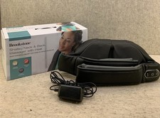 NIB Brookstone Shiatsu Neck  Back Massager w/Heat Open Box for Pictures