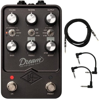 Universal Audio UAFX Dream '65 Reverb Amplifier Pedal - Bundle with...