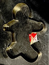 Bakeshop Jumbo Gingerbread Man Cookie Cutter Copper Stainless Boy Cutters New