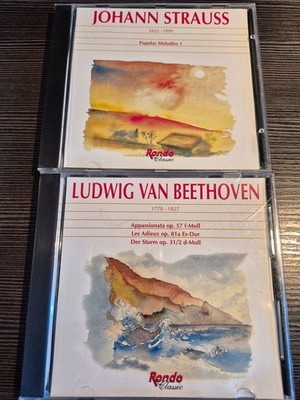 Johann Strauss und Ludwig van Beethoven  | 2 Klassik CDs | Guter Zustand