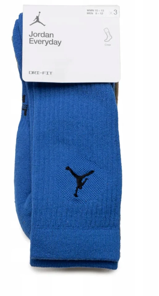 Nike Jordan Everyday Crew Socks 3 pairs Size: L