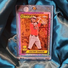 Colton Cowser 2025 Topps Chrome Refractor Exclusive 10/25 Baltimore Orioles ✨⚾