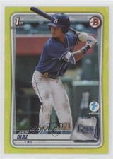 2020 Bowman 1st Edition Yellow Foil 15/75 Jhon Diaz #BFE-30 0m4q