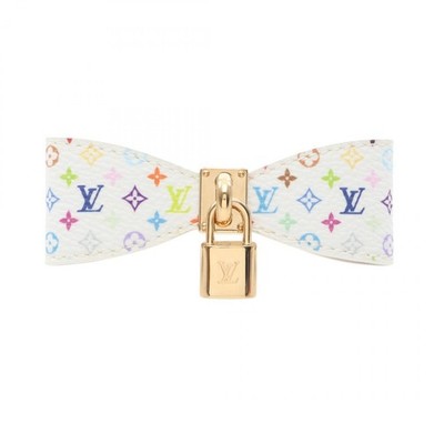LOUIS VUITTON LV TM Barrettes Bow hair pin M02482 Monogram