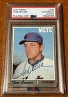 Tom Seaver 1970 Topps #300 Mets PSA/DNA 9 Authentic Ballpoint Pen AUTO