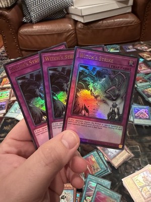 3x Witch's Strike 1st Edition Ultra Rare BLGG-EN133 Yu-Gi-Oh!