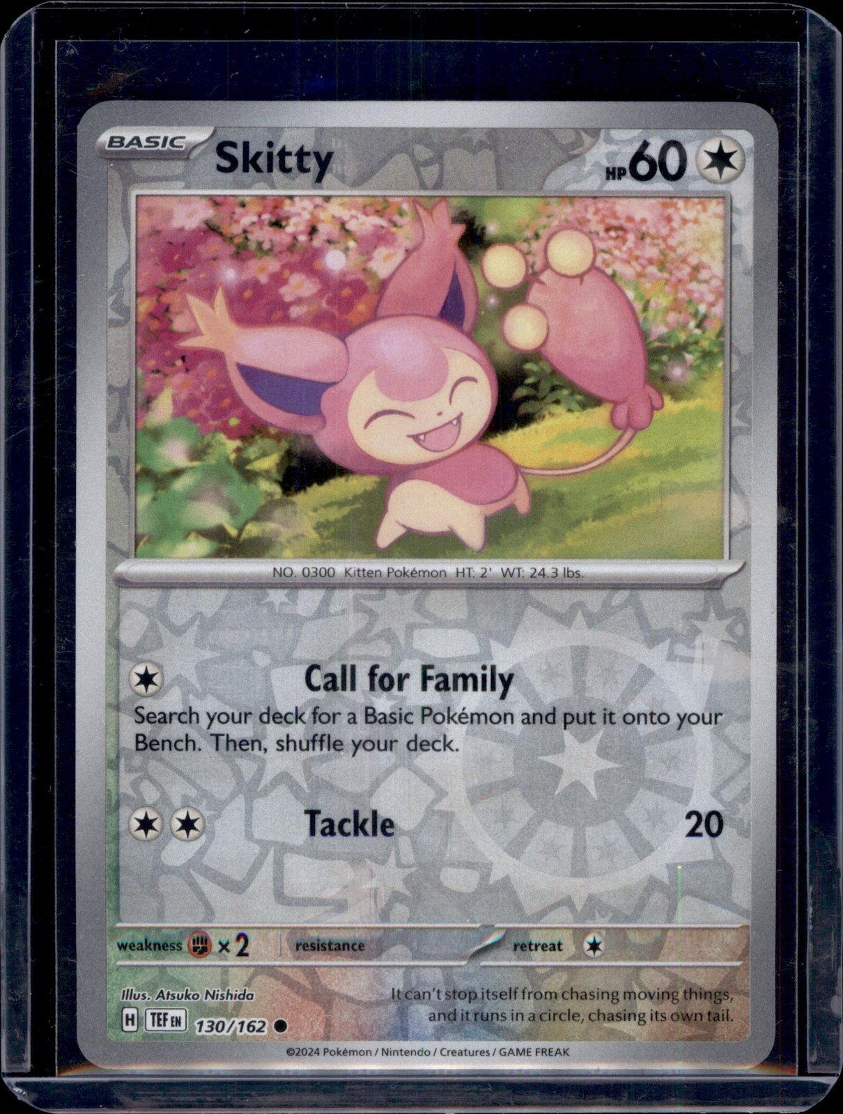 Skitty SV05: Temporal Forces Pokémon #130/162 Reverse Holo NM+