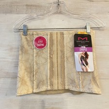 New Maidenform Waist Cincher Shapewear Firm Control Smoothing Lace Latte Lift XL