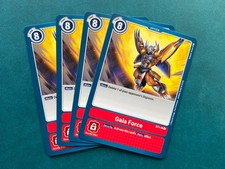 Gaia Force ST1-16 Playset Starter Deck Gaia Red Digimon Card Game x4