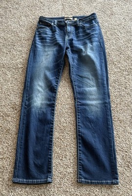 BKE Buckle Gabby Straight Jeans 31.5 Inseam Stretch Indigo RN 75720 Dark Denim