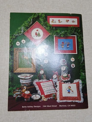 Bette Ashley Designs Cross Stitch Pattern Booklet Christmas Carols - Picture 5 of 5