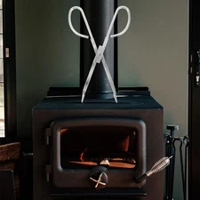  Firewood Tongs Fireplace Cooking Accessories Campfire Heavy Duty