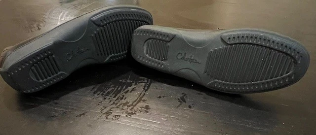 Vestido sin cordones Cole Haan Pinch con borlas para hombre talla 11M-negro/marrón de cuero Foto 2 de 4