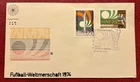 URUGUAY - WORLD SOCCER CHAMPIONSHIP GERMANY 74 - FDC