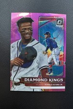 2022 Panini Donruss Optic - Diamond Kings Ronald Acuña Jr. #16 Pink Prizm