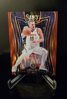 #d/299 🔥 NIKOLA JOKIC SP 2024-25 Panini Select Red Flash Prizm Mezzanine Level