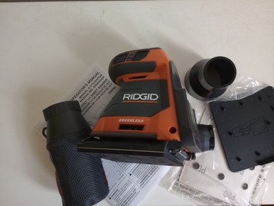 #ad New Ridgid 18V Cordless Brushless 3 Speed 1 4 St. Sander R86064B Tool Only $66.99