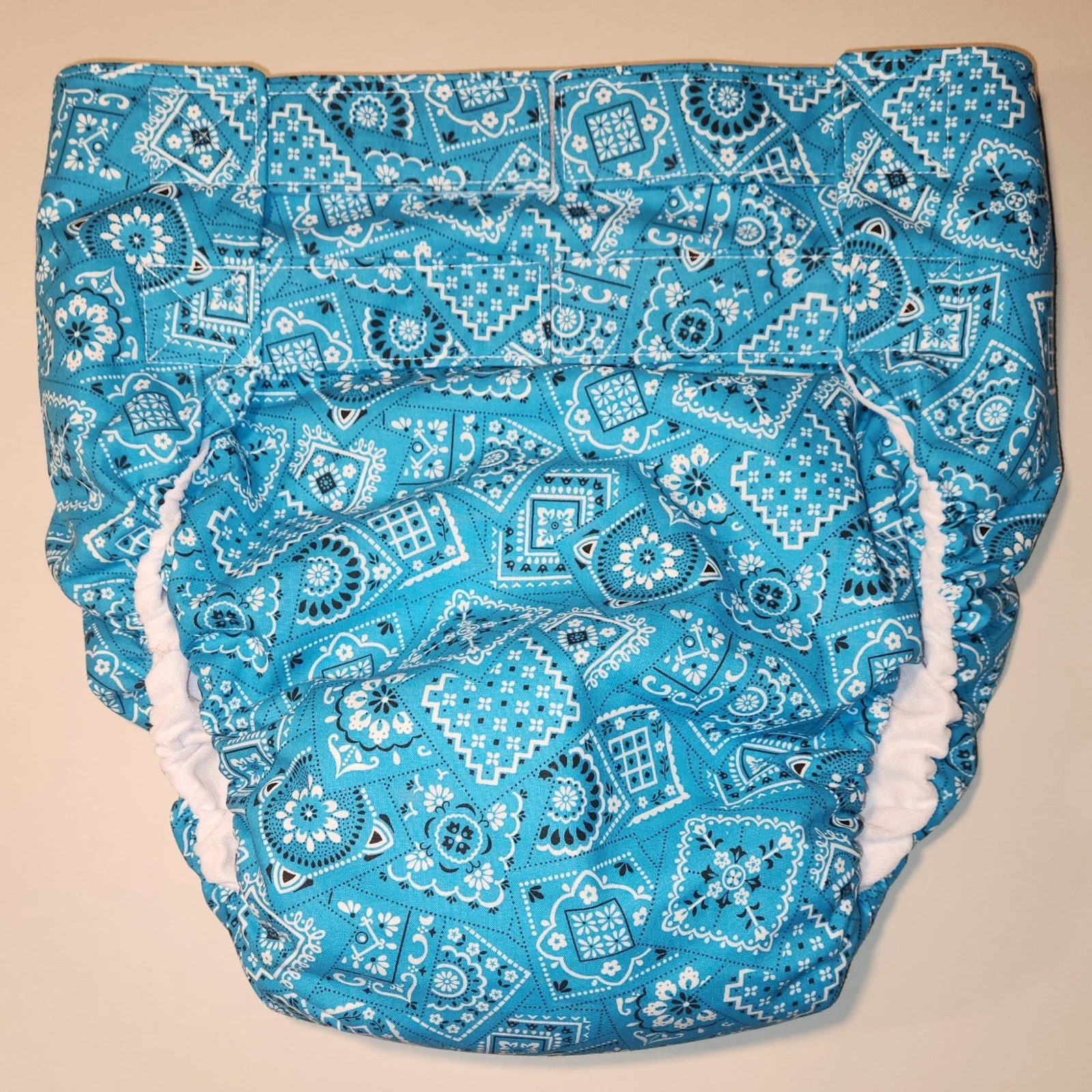 Dependeco All In One cloth adult diaper S/M/L/XL (turquoise bandana)
