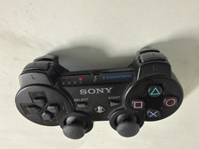 Authentic Sony Playstation 3 PS3 Genuine OEM Dualshock SIXAXIS Black Controller