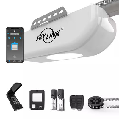 Atoms Smartphone-Controlled Heavy Duty Anti-Breakin Chain Drive Ultra-Quiet Gara