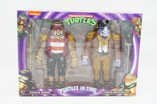 NECA Turtles In Time Pirate Bebop Pirate Rocksteady TMNT