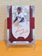 2024 Topps Tier One - Prime Performers - Luis Castillo - Red Auto - On Card #/25