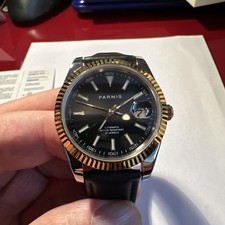 PARNIS Men's Automatic Watch Power Reserve