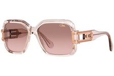 Cazal Legends 623 002 Sunglasses Rose Gold/Brown Gradient Square Shape 57mm