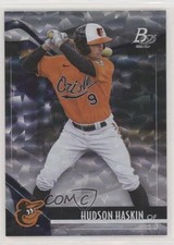 2021 Bowman Platinum Top Prospects Ice Foil Hudson Haskin #TOP-72 fm0