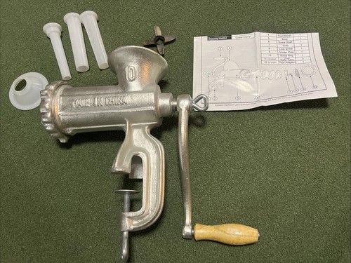 VTG Universal Meat Grinder #10 Meat and Food Hand Turn Crank Table Mount Freeshp