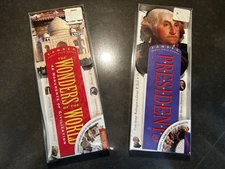 NIB Lot 2 Fandex Family Field Guides - Presidents - Wonders Of The World