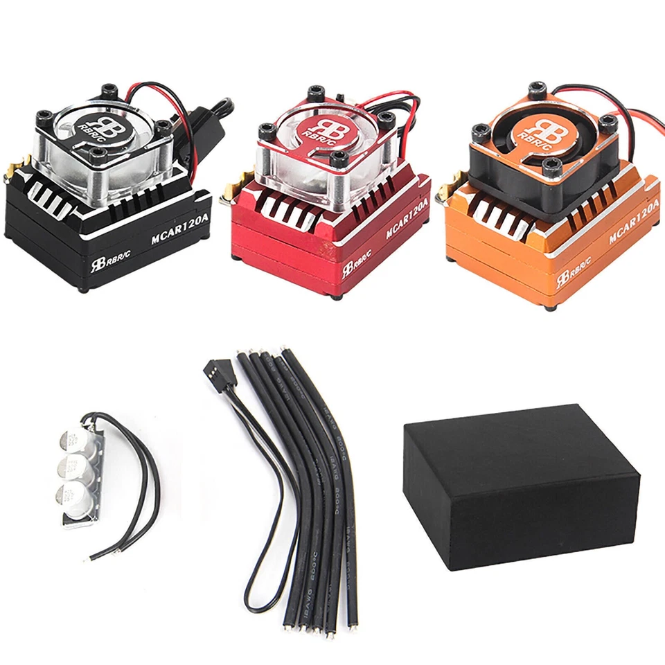 Brushless ESC MOD-STOCK for RBR/C 120A Off-Road Climbe Remote Control Model Car - Image 3 of 4