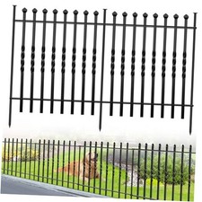 10 Panels Decorative Garden Fence, 32in H  24Ft L 10 Pack - 32in H x 24Ft L 