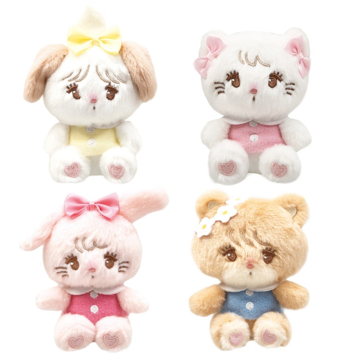 Qualia Blind Box Gashapon Keychain Mikko Ilustration Kawaii Plush