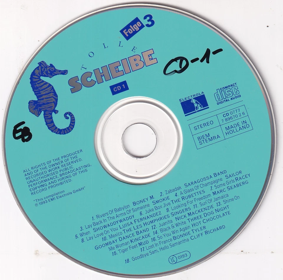 -2224- Tolle Scheibe - Hits der 70er - Folge 3 - Do-CD- nahezu neuwertig - Bild 3 von 4