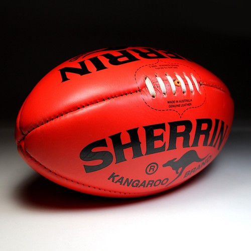 Sherrin KB Kangaroo Brand AFL Red Official Elite Game Ball Australian Football