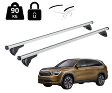 Dachträger Querträgerr für Skoda Kodiaq 5-türig 2024- Schwarz, abschließbar