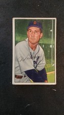1952 Bowman color Baseball card #  3 Fred Hutchinson  (G to VG)