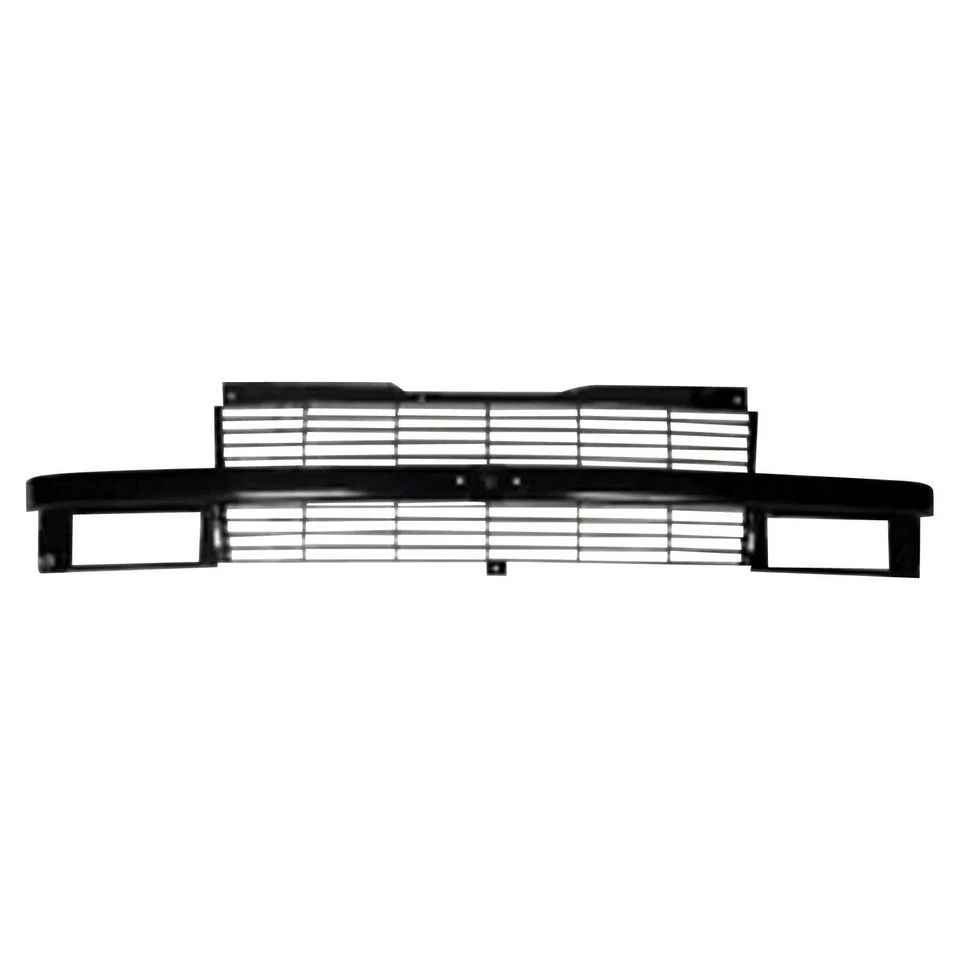 New Front Grille Assembly All Black Finish Plastic For 1995-2005 Chevrolet Astro Foto 3 de 4