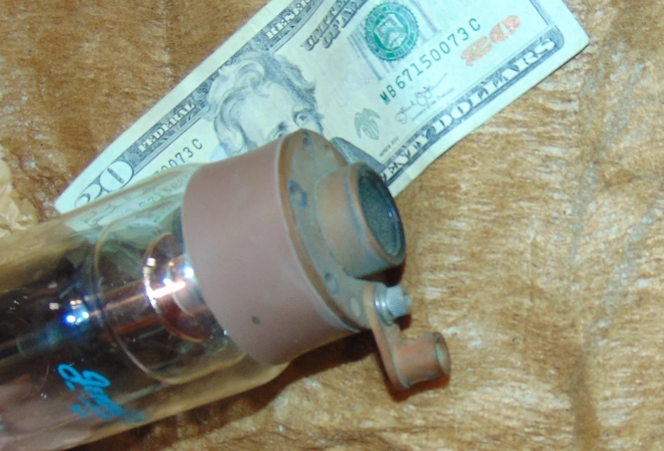 TUBO CONDENSADOR DE VIDRIO JENNINGS TIPO R10 MUY RARO *GRANDE FUNCIONANDO BIEN DEBES VERLO++ Foto 3 de 4