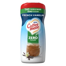 Nestle Coffee Mate Sugar Free French Vanilla Creamer Powder – for Warm, Rich