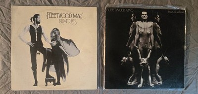 1st Press Fleetwood Mac LP Lot - Rumours 77 Insert Textured / Heroes Are Hard 74