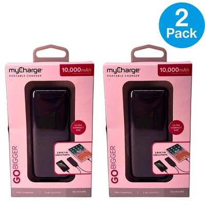 #ad #ad myCharge Go Bigger Portable Charger 10000mAh 2 Pack New $25.00